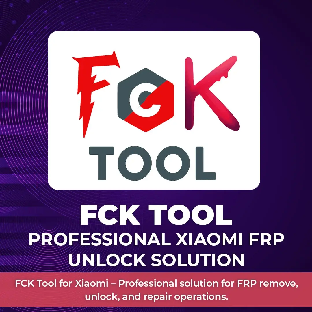 FCK Tool Xiaomi FRP ( Exist User )No refund any issue ❌ ❇️ Fast 